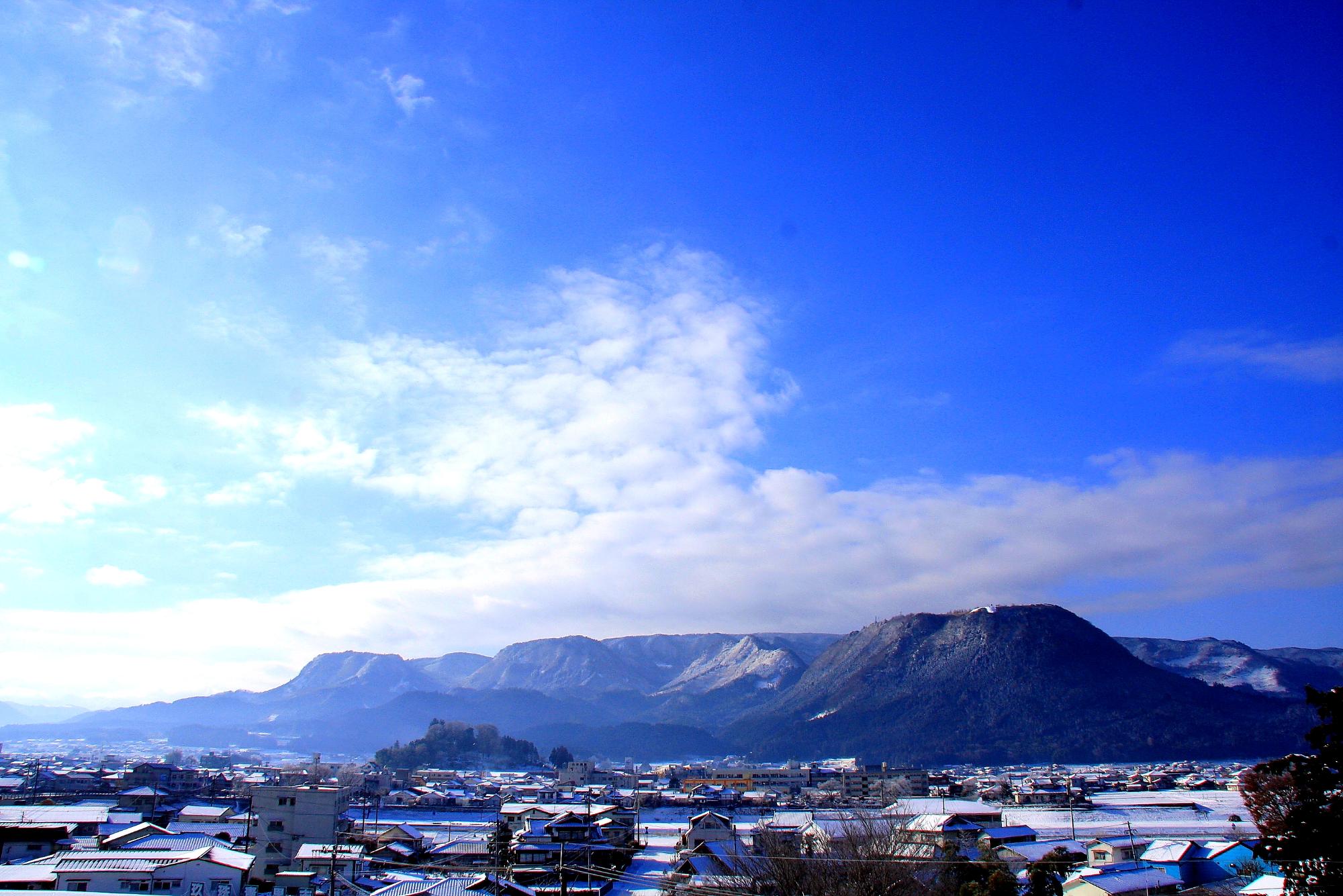 玖珠町の雪景色